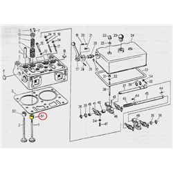 Gniazdo zaworu ssącego C-330 ( sprzedawane po 10 )-347439100