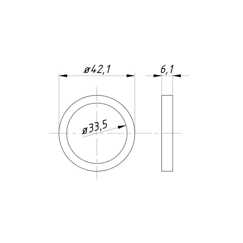 Gniazdo zaworu wydechowego C-330 (sprzedawane po 10)-347867284