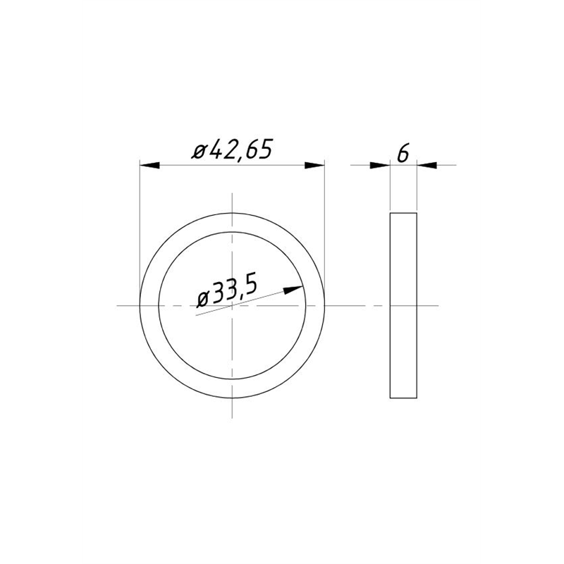 Gniazdo zaworu wydechowego nadwymiar 0,75 C-330-347872365
