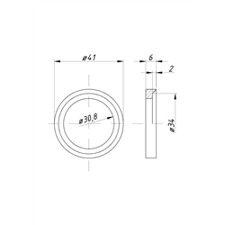 Gniazdo zaworu wydechowego C-360 ( sprzedawane po 10 )-347439128