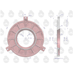 Tarcza dociskowa II stopnia C-330/360 ORYGINAŁ URSUS-347444337