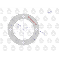 Komplet ( zestaw ) uszczelek skrzyni / mostu C-360 ORYGINAŁ URSUS-347453380