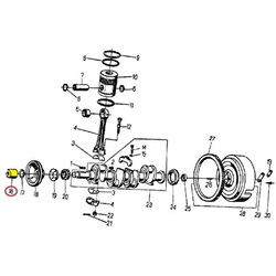Zazębiacz wału korbowego 950322 C-360/Zetor-347443358