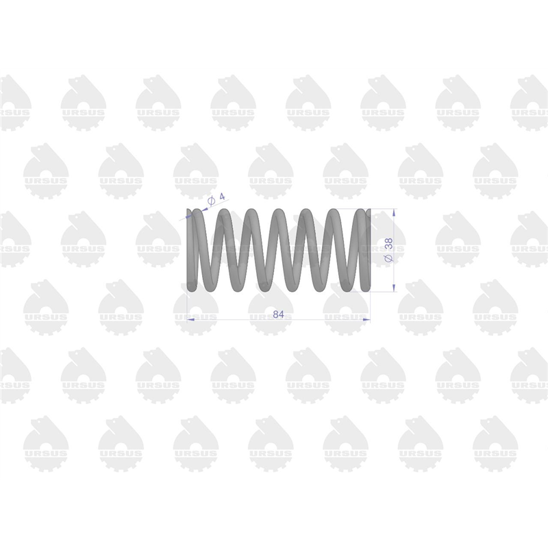 Komplet sprężyn sprzęgła C-330/360 50501120 Oryginał Ursus-347445780
