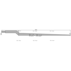 Ząb ładowacza uniwersalny 880mm Tur-347867651
