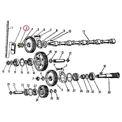 Nakrętka M18x1.5 niska wałka rozrządu C-360-347868875
