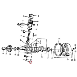 Zawleczka śruby korbowodowej 3.2x25 (200szt.) C-360-347440140