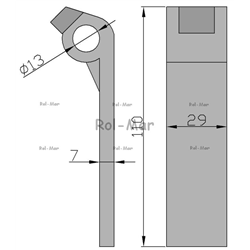 Palec lemiesza Kopaczka-347440969