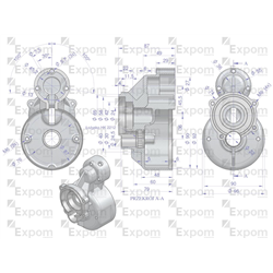 Obudowa przekładni rozrusznika typu Magneton 9142722 Blue Line EXPOM KWIDZYN-347464642