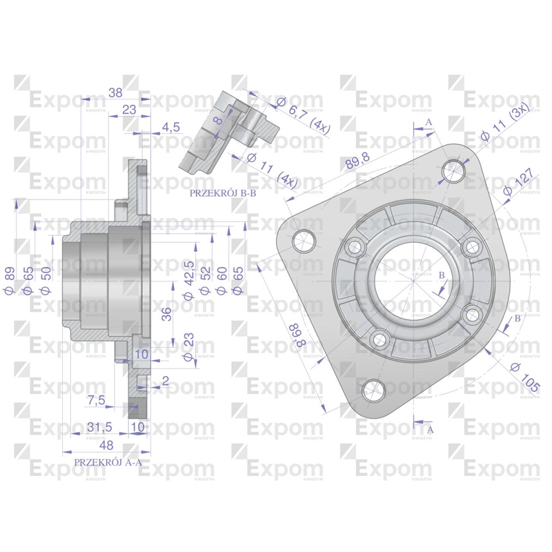 Głowica rozrusznika C-385 Zetor typu Magneton 9142742 Blue Line EXPOM KWIDZYN-347892968