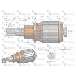 Wirnik rozrusznika typu Magneton 9142722 12V Blue Line EXPOM KWIDZYN-347464636