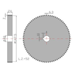 Koło duże przekładni Cyklop-1205268