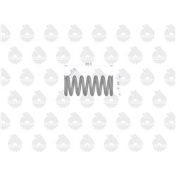 Sprężyna sprzęgła mała sprzedawane po 10 C-385 ORYGINAŁ URSUS-347448397