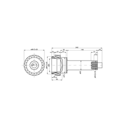 Wałek napędzający bez reduktora Z-20 84120508 C-385-347874001