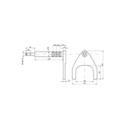 Widełki kompletne reduktora 80128020 C-385 Crystal-347445773