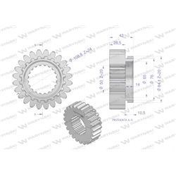 Koło napędzające 80185061 C-385 WARYŃSKI-347475003