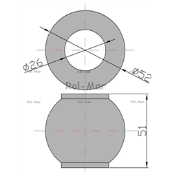Kula przegubu 25.7 C-385-347445896
