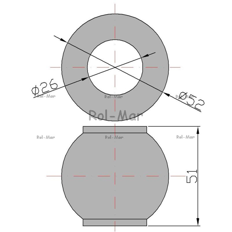 Kula przegubu 25.7 C-385-347445896