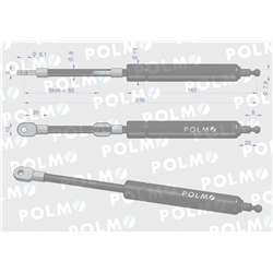Siłownik szyberdachu New Holland 82002925 POLMO-347474431