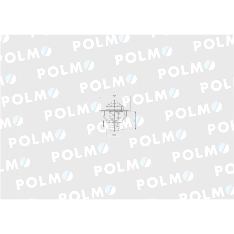 Termostat 87803664 Fiat POLMO-347451829
