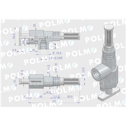 Kran paliwa z sitkiem kompletny MF3 ORYGINAŁ URSUS-347880310