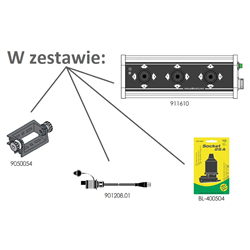 Panel z trzema joystickami 4-pozycyjnymi. 12VDC-347893675