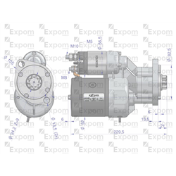 Rozrusznik z reduktorem typu Magneton DEUTZ 9142708 Blue Line EXPOM KWIDZYN-347464550