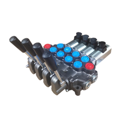 Rozdzielacz hydrauliczny (50 l/m) 4 sekc. ster. ręczno-elektryczne 12 VDC-347465386