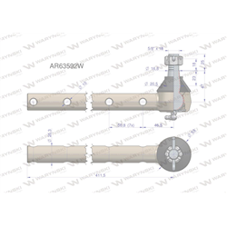 Przegub kierowniczy 411,5mm AR63592 WARYŃSKI-347456244