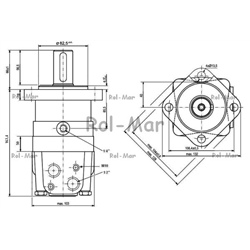 Silnik hydrauliczny orbitalny BM3250/BMS250-347444037