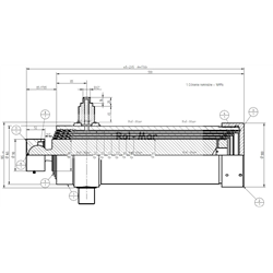 Siłownik hydrauliczny teleskopowy ST4-1700 CTS-246/75/4/1700-347876829