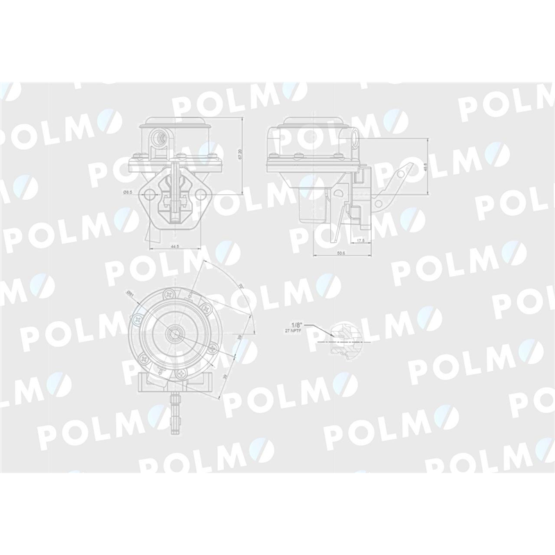 Pompa zasilająca AJ52379 POLMO-347880262
