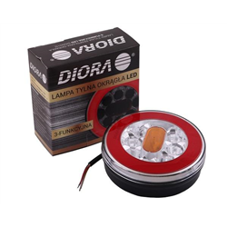 Lampa tylna zespolona okrągła 3-funkcyjna DIO001 LED DIORA-347882131