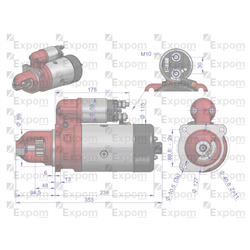 Rozrusznik R10U 24V 4.8kW C-385 EXPOM KWIDZYN eu-347894232