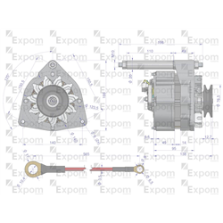 Alternator kompletny C-330 72A EXPOM KWIDZYN eu-347475619