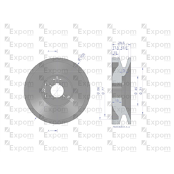 Koło pasowe alternatora EX257000 A120 Bizon  EXPOM KWIDZYN eu-347887427
