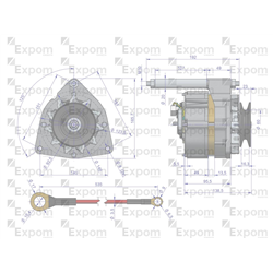 Alternator kompletny C-360 EXPOM EXPOM KWIDZYN eu-347459066
