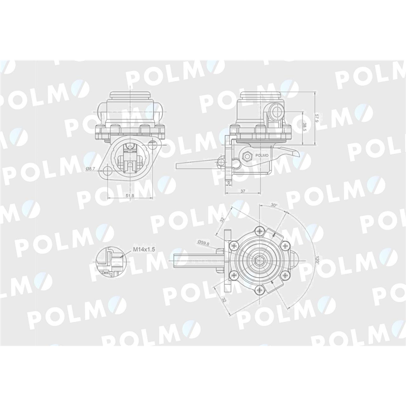Pompa zasilająca F312.200.710.041 POLMO-347451942