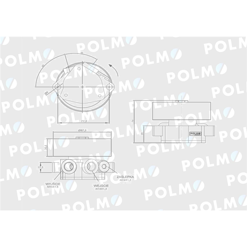 Pompa zasilająca F716200710010 POLMO-347880260