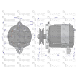 Alternator T-25 50A EXPOM KWIDZYN eu-347471982