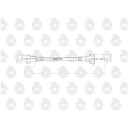 Linka - Licznika MTG (motogodzin) L-575mm/625mm 42341430 C-330 ORYGINAŁ URSUS-347457071