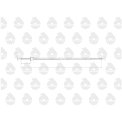 Linka - wkład - Licznika MTG (motogodzin) L-625mm C-330 ORYGINAŁ URSUS-347457077