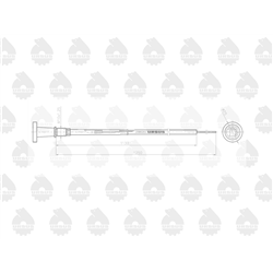 Linka - Gaszenie silnika L-1250mm C-360 3P ORYGINAŁ URSUS-347885407