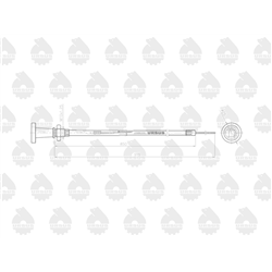 Linka - Gaszenie silnika L-915mm 1699561M91 MF 4512 ORYGINAŁ URSUS-347457131