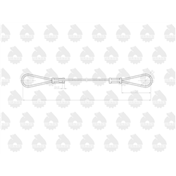 Linka - Maska L-1335mm 4236105 C-330 ORYGINAŁ URSUS-347885449