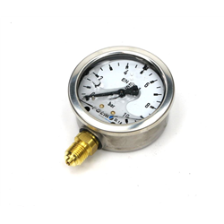 Manometr glicerynowy M63 0-10 bar dolne przyłącze G1/4" POLMO-347879038