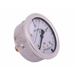 Manometr glicerynowy M63 0-40 bar tylne przyłącze G1/4" POLMO-347450746