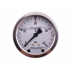 Manometr glicerynowy M63 0-40 bar tylne przyłącze G1/4" POLMO-347450747