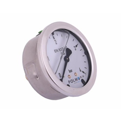Manometr glicerynowy M63 0-4 bar tylne przyłącze G1/4" POLMO-347450736