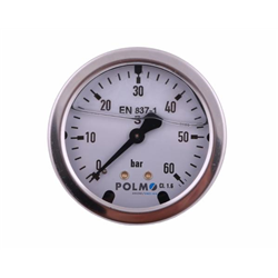 Manometr glicerynowy M63 0-60 bar tylne przyłącze G1/4" POLMO-347879074